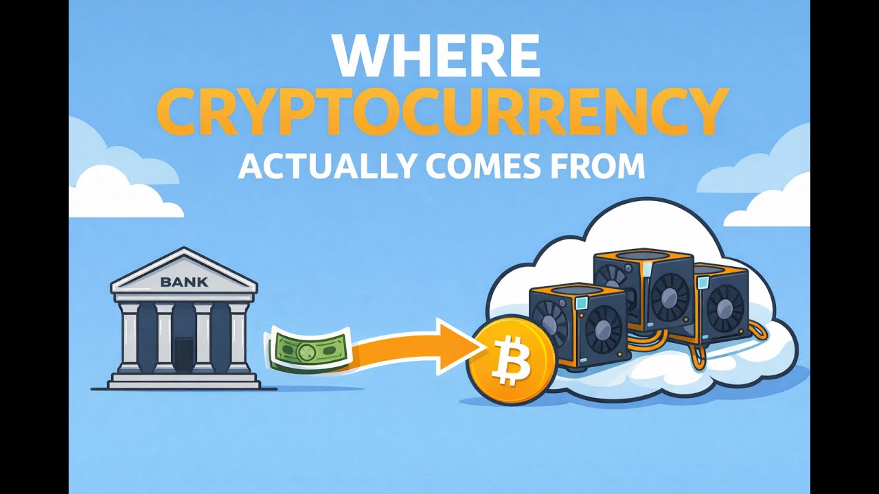 Where does cryptocurrency actually come from