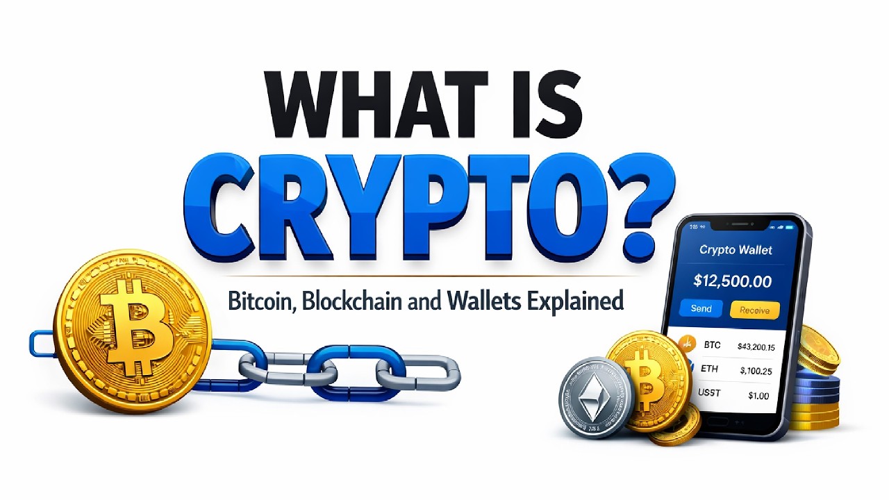 What is Cryptocurrency? Bitcoin, Blockchain and Wallets Explained for Beginners